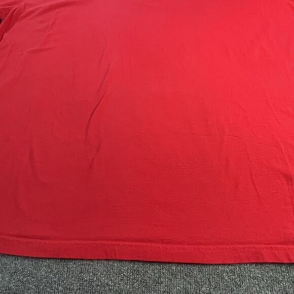 Vintage Polo Ralph Lauren Shirt Mens Red 4XB Big Tall Spell Out Logo Casual 90's - Picture 6 of 16